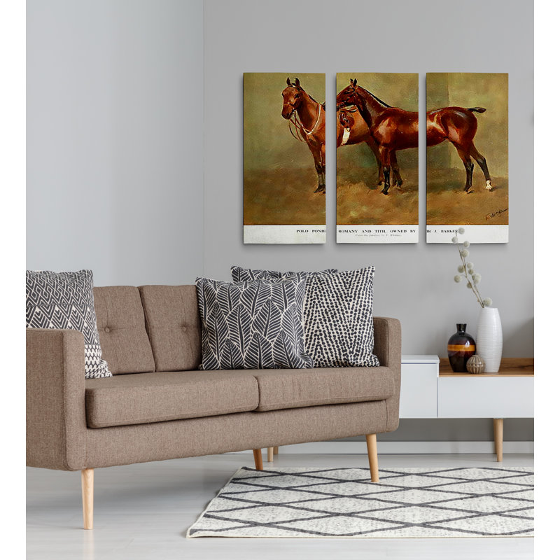 « équin sketch xxvi », impression à multiples images sur toile, H 24 po x l 36 po x P 1,5 po