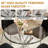 5 - Piece Glass Top Pedestal Dining Set-103144947-103144946