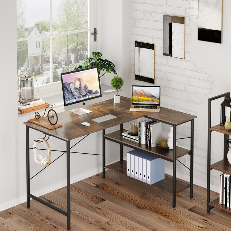 17 Stories Gisa 47.24'' Desk & Reviews | Wayfair