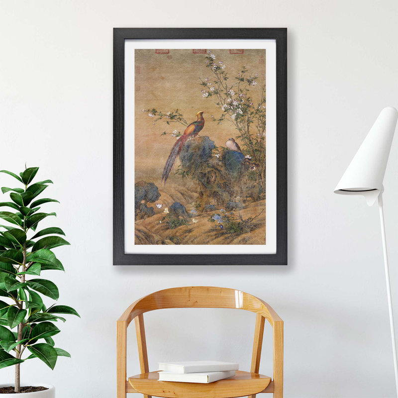 A Colourful Spring by Lang Shining - Single Picture Frame Painting, Black, 33cm H x 45cm W x 2cm D