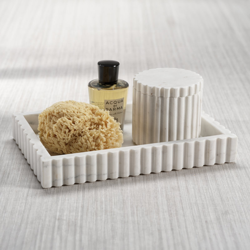 Verner Marble Bathroom Tray