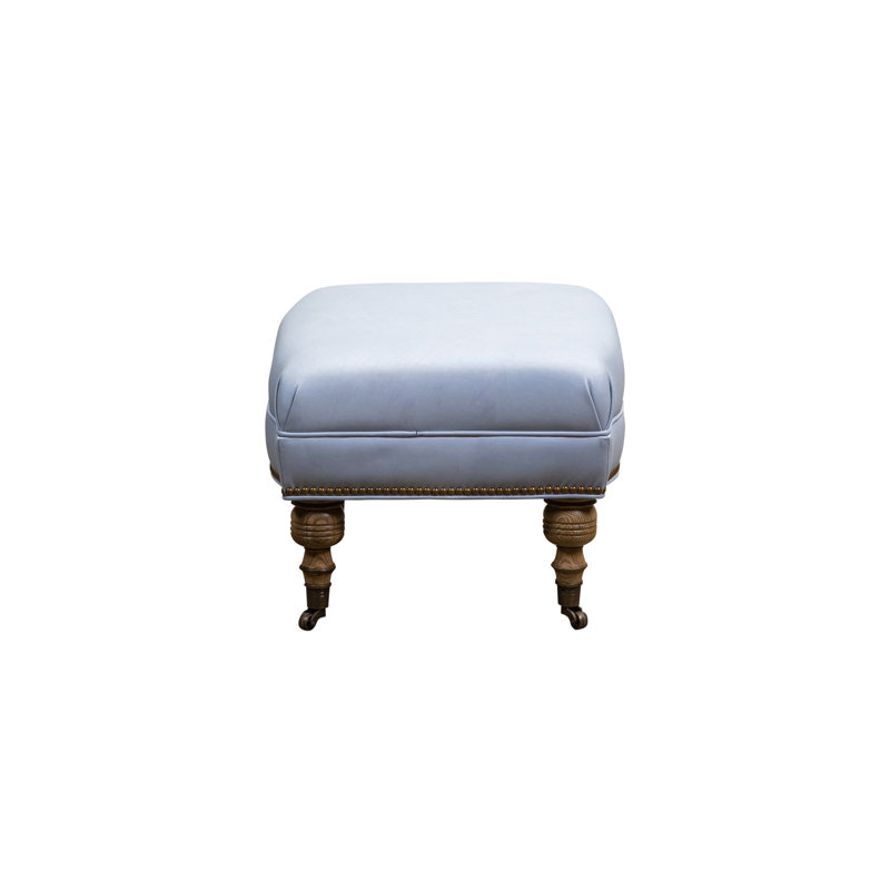Corrine Ottoman in Linden Chcolate, Farmhouse Silo