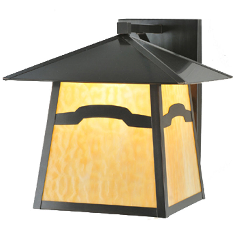 Outdoor Wall Lantern, 15" H x 16" W x 18" D
