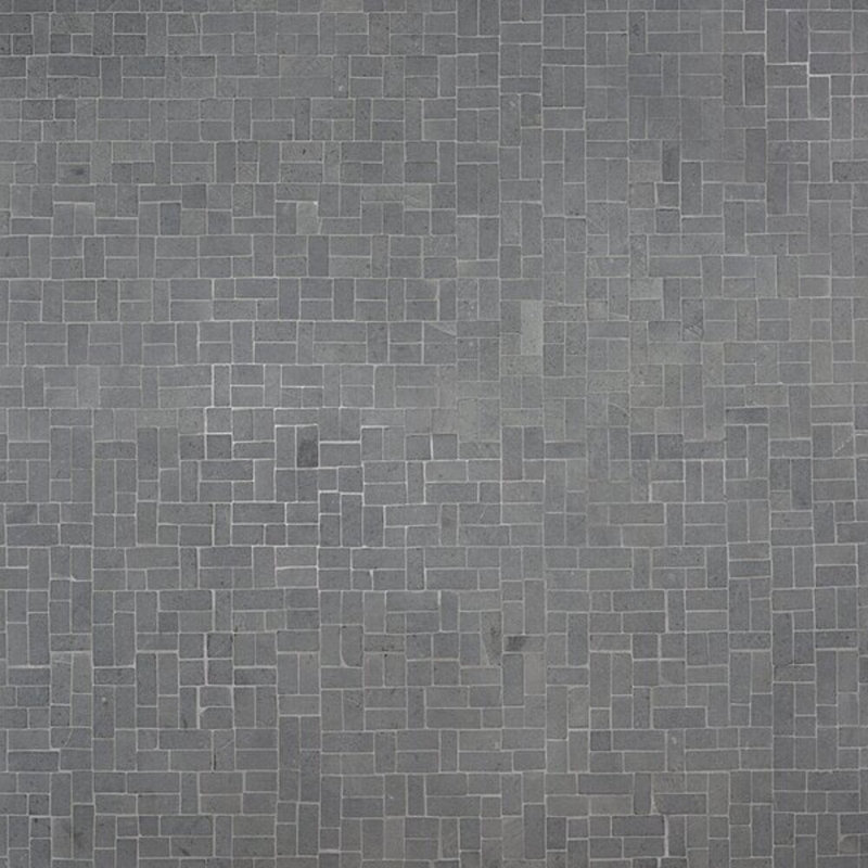 Nature Antique Lava Black Pebble Mosaic Tile, Black Lava