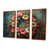 Toile avec cadre flottant brun