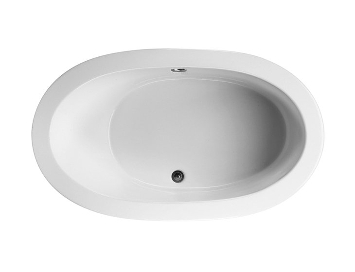 Adena 7 Freestanding Soaker Tub - Matte, Left
