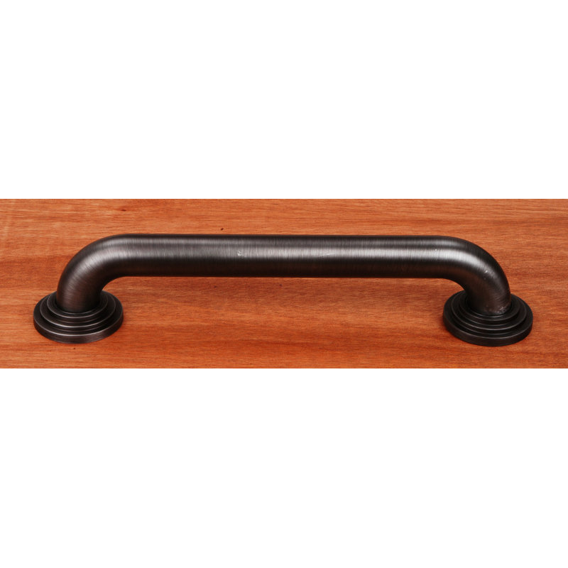 Grab Bar, 18" W, Distressed Nickel