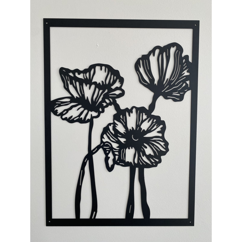 R4U Traditional Plants & Flowers Wall Decor on Metal