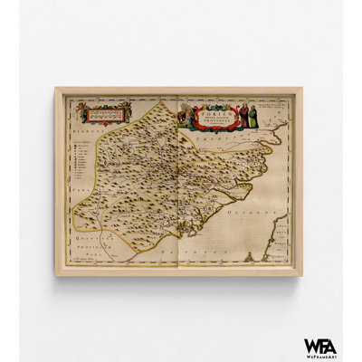 Fukien-Chine, impression de carte antique chinois, décoration murale région chinoise, art mural de Chine, idée de bureau de style chinois, ancienne carte de Chine
