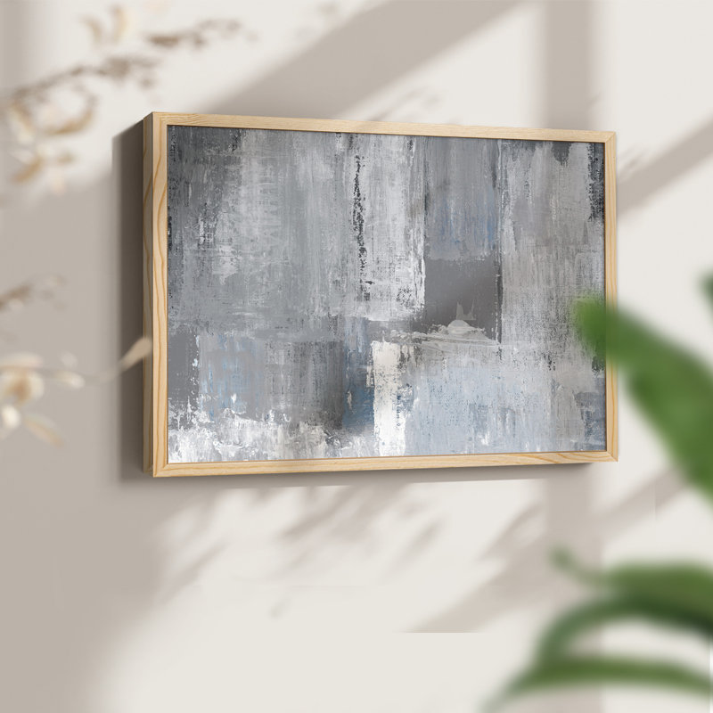 Tranquil Blues - Imprimé encadré - Restickable, H 8 po x l 10 po, Naturel
