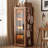 Nut-brown Solid  Wood Display Cases