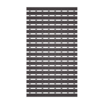 Non Slip Rubber Bathtub Safety Mat With Suction Cups Dark Grey