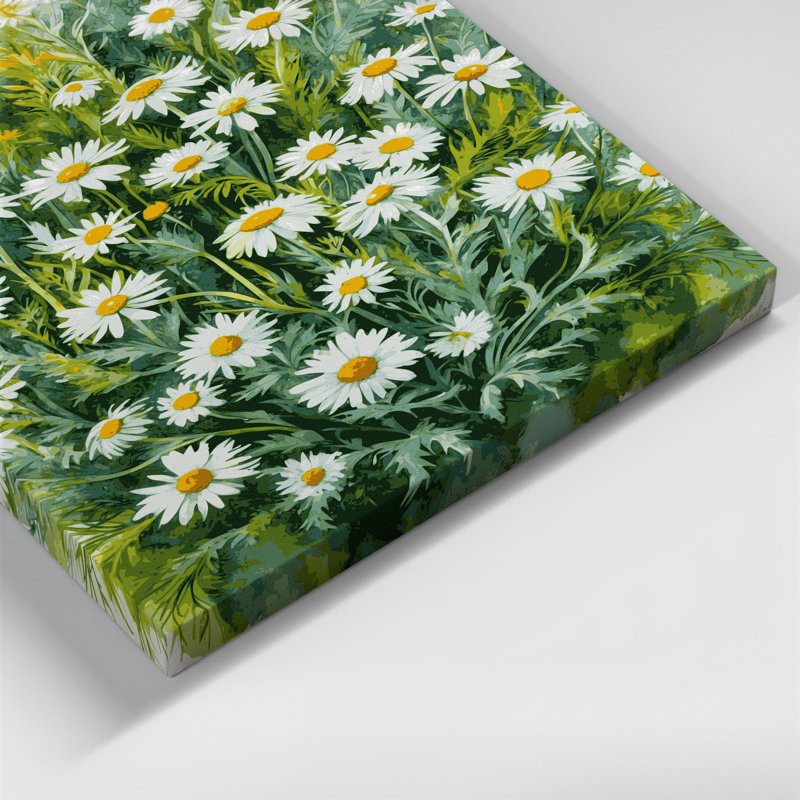 "Watercolor Botanical 73", art mural sur toile beige, H 20 po x l 30 po