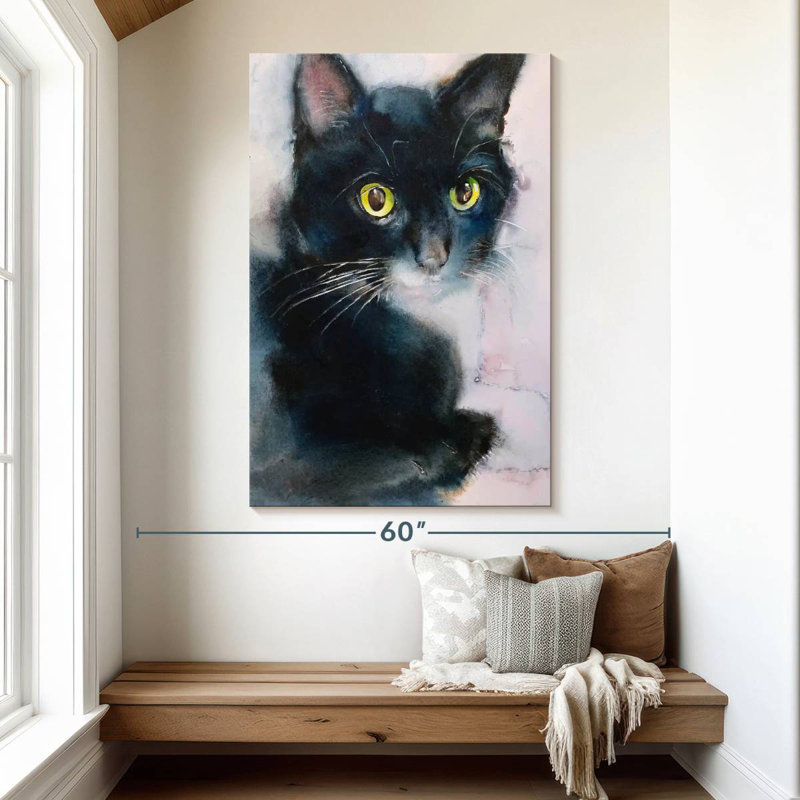 Chat Brampt Tuxedo, H 51 po x l 34 po