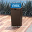 Poubelle d'extérieur en rotin 35 gallons Nestl-87360402