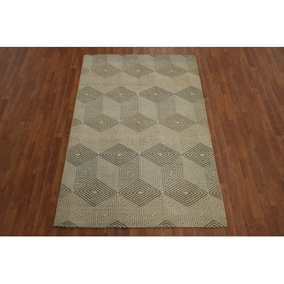 Geometric Tribal Living Room Rug 5x7