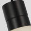 Sean Lavin Mina 1-light Small Pendant in Black with Black Cord and Alabaster shade