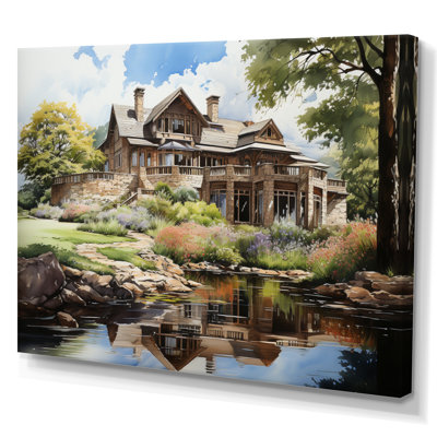 Country Club Elegant Retreat VII - Reproductions d'art sur toile