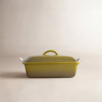 Le Creuset Heritage Stoneware 4 Qt. Rectangular Casserole with Lid