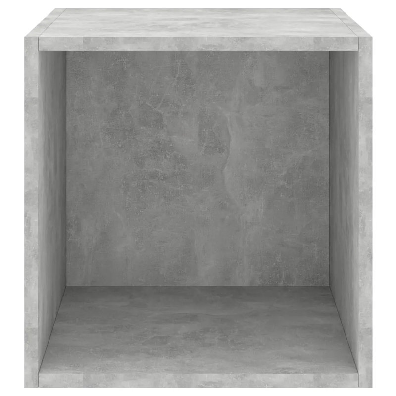Dorli 2 Piece Square Cube Shelf, Concrete Grey