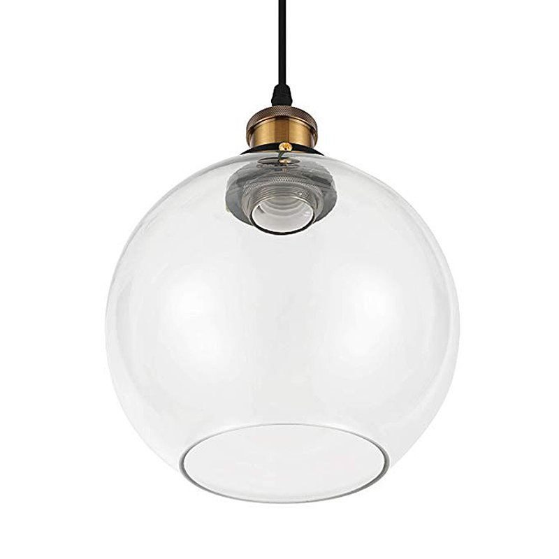 Maillet 1 - Light Gold Lantern Pendant, Clear
