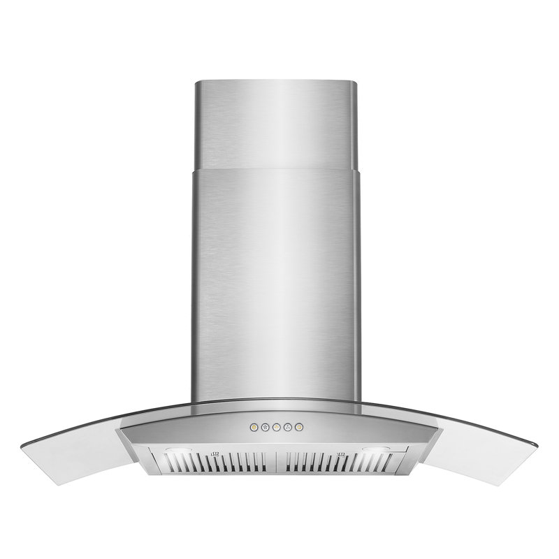 Hotte murale 36 pouces 668A Series 380 CFM à conduit en acier inoxydable