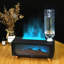 Simulateur de foyer avec humidificateur à pile et à flamme