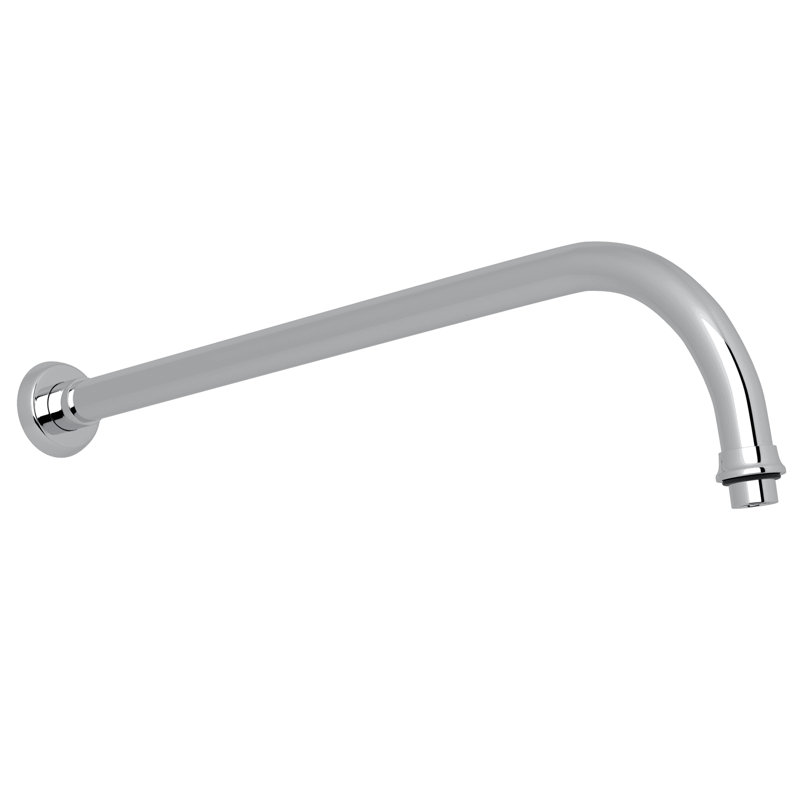 Holborn 15" Wall Mount Shower Arm, Polished Chrome