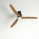 Hover 52" Indoor/Outdoor Integrated LED Propeller Ceiling Fan with Remote