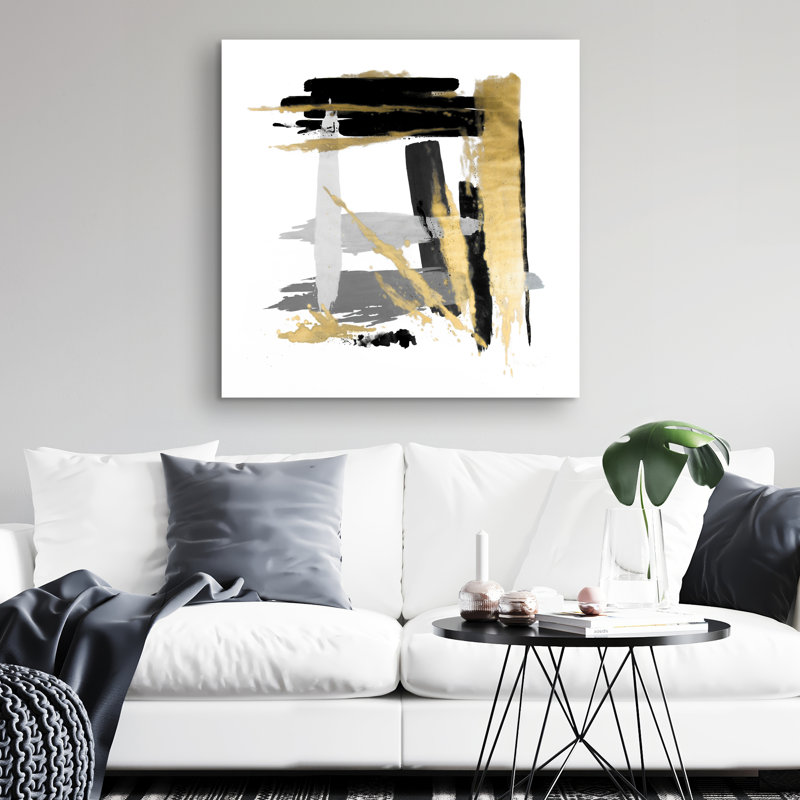 Brush strokes - 32"x32" art on canvas