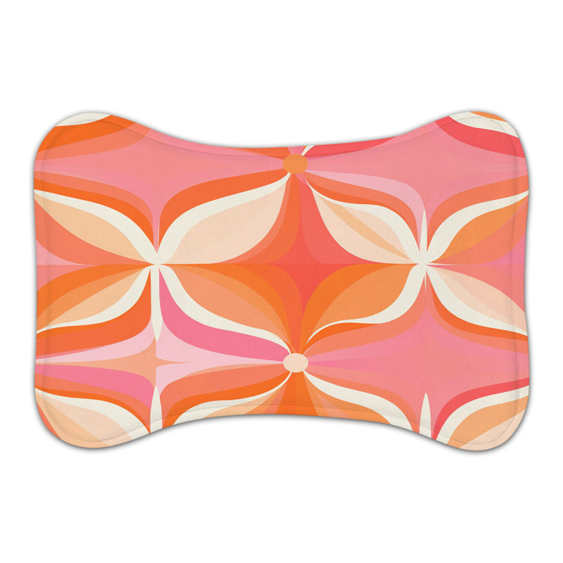 Tapis d'alimentation en os 1 pièce Blush Grooves, XL (18 po)