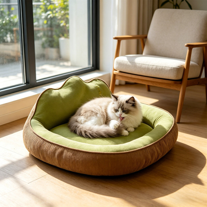 Tapis lavable toutes saisons pour chien avec sécurité renforcée 11,8 x 15,7 po pour petits chiens de moins de 5 lb, Brown