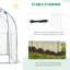 Wall 2m W x 2.5m D Greenhouse