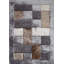 Tapis gris/brun touffeté à la main géométrique Nevin-413332