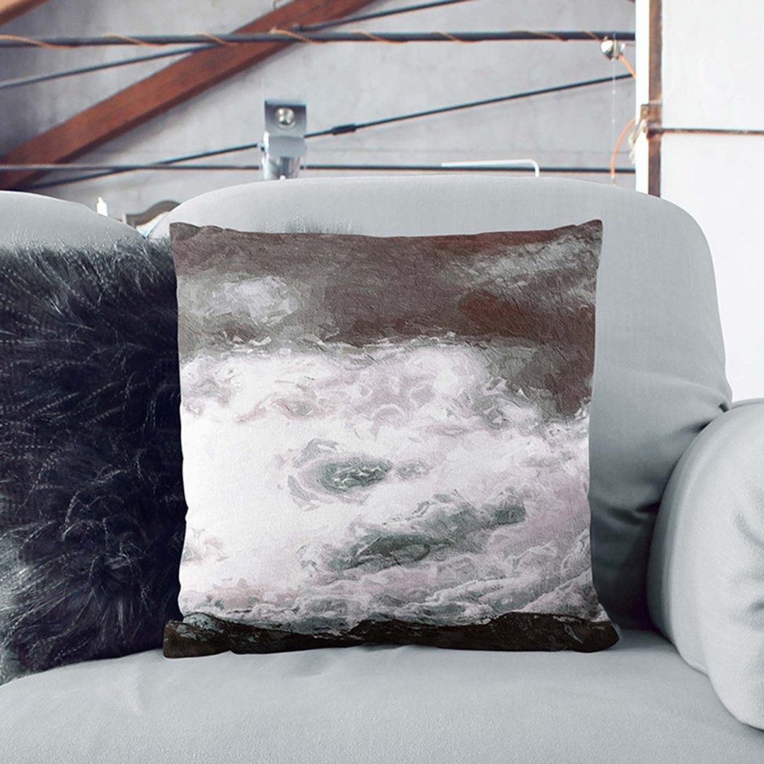 Cloudy Mountain Cushion with Filling