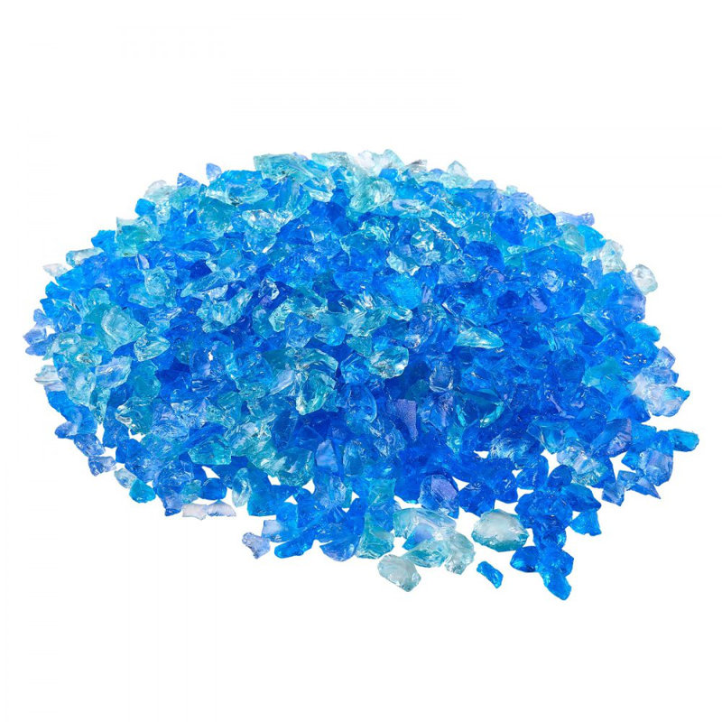 10 roches de foyer en verre 3/4 po pour table de foyer d'extérieur 3 couleurs