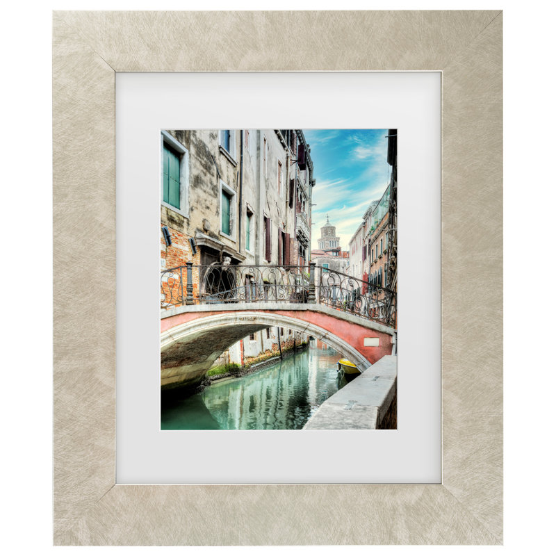 Canvas Art " Venetian Canale 21 " by Alan Blaustein Painting Print, Champagné, H 23,5 po x l 19,5 po x P 0,625 po