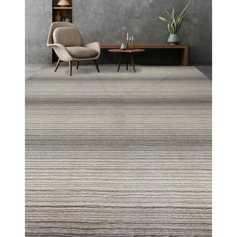 Gabbeh Hand Woven Wool Striped Area Rug