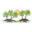 Décoration murale Palms