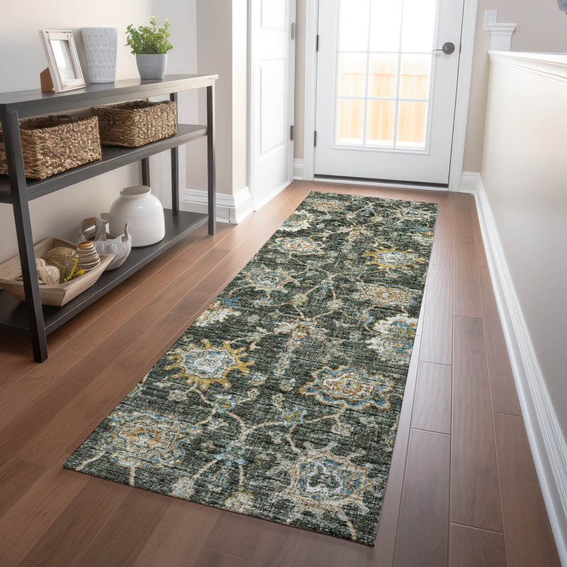 Tapis Mccaw avec envers antidérapant, Tapis de couloir 2 pi 3 po x 7 pi 6 po