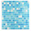 Swimming Pool 0.75" x 0.75" Glass Grid Mosaic Wall & Floor Tile