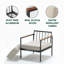 Ensemble de chaises de patio noires
