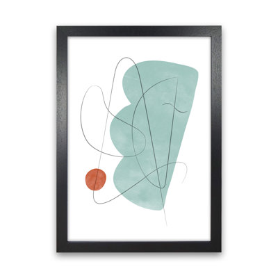 Abstraction with Grey Lines XI 1 Piece Wall Art