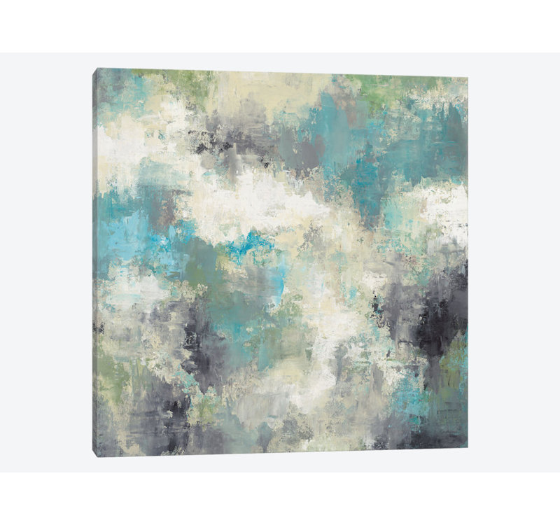 « cloud layers », impression sur toile, H 12 po x l 12 po x P 1,5 po, Toile tendue, Blanc