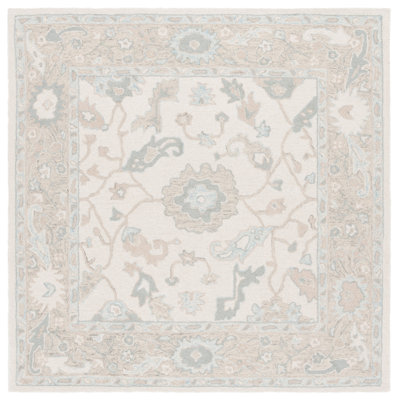 Ebony Hand Tufted Wool Pile Oriental Rug