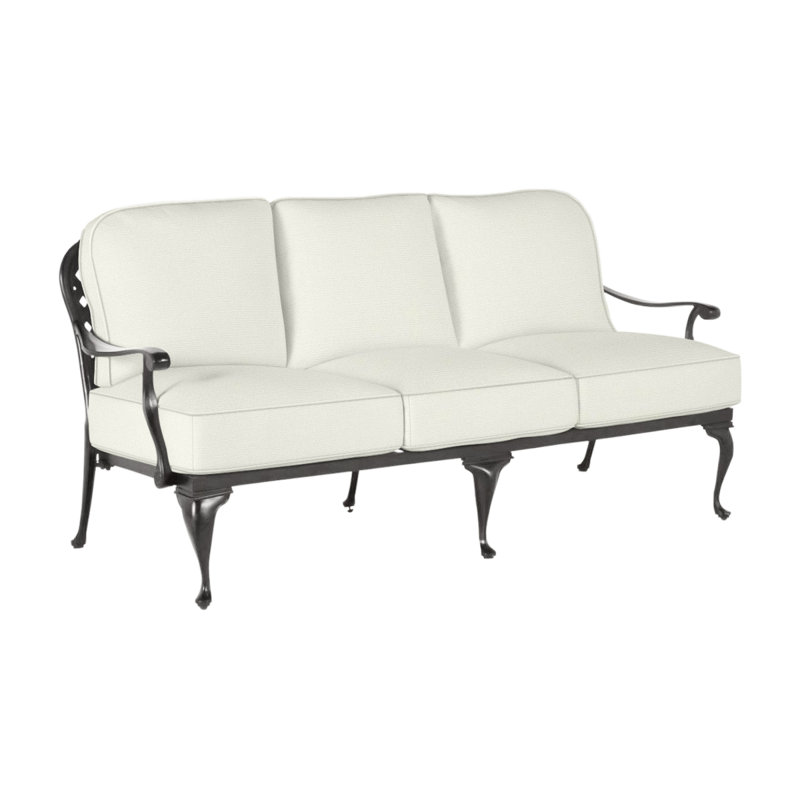 Provance Aluminum Sofa - Chalk, Welt, Natural White, Chalk