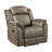 Classic Sandy Brown Reclining Chair with Plush Comfort, Pillow-Top Arms, and Vertical Tufting for Luxury Living-408533207
