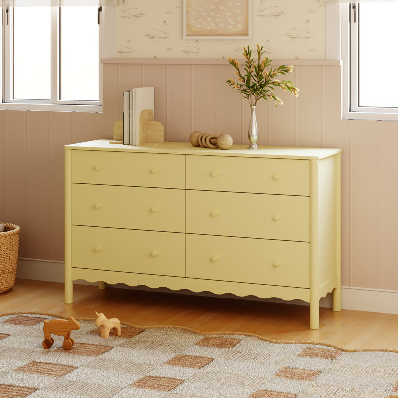 Swell 6-Drawer Assembled Dresser, Blue