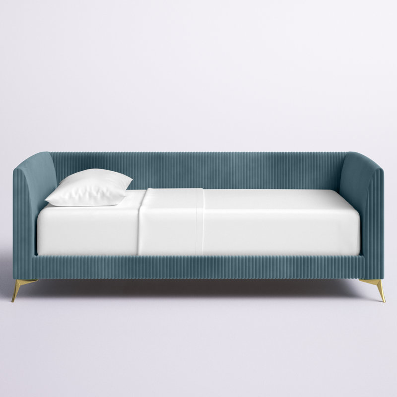 Arliss Upholstered Daybed, Blue