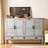 Retro Solid Wood Accent Cabinets